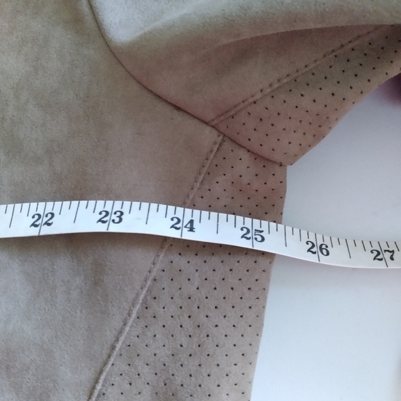 Faux Suede Bomber Jacket - Picture 10 of 11